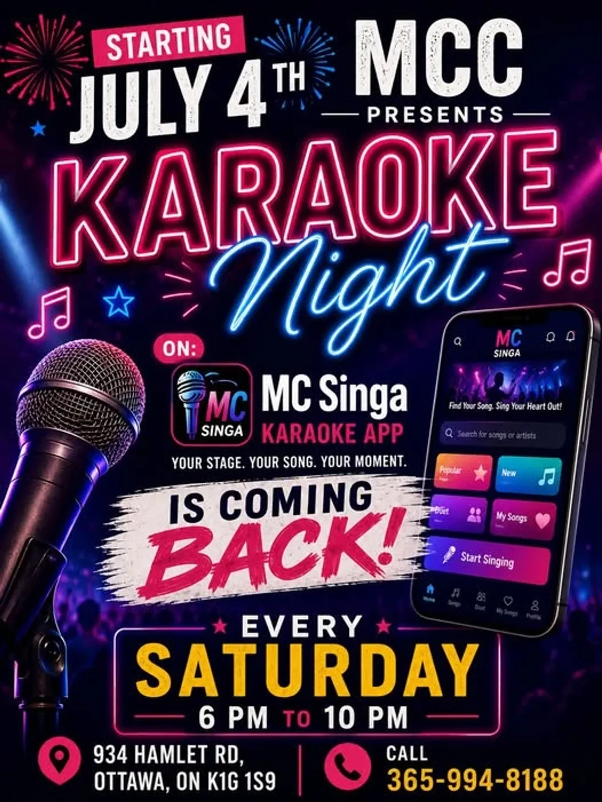 MCC Karaoke Night