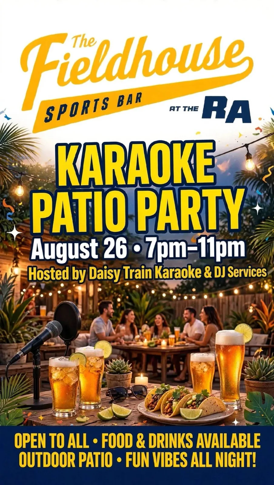 Karaoke Patio Party