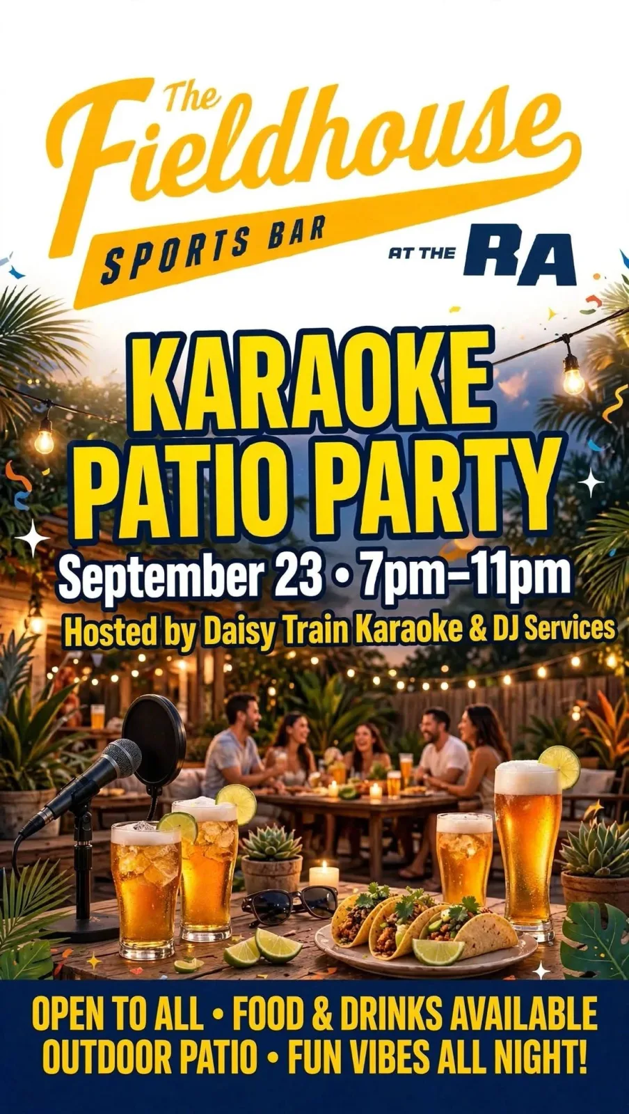 Karaoke Patio Party