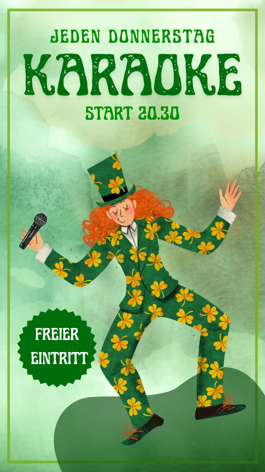 Flyer für Karaoke Donnerstag — im Old Murphy's Irish Pub, Bar in Saarbrücken, Deutschland, Jeden Donnerstag um 20:30