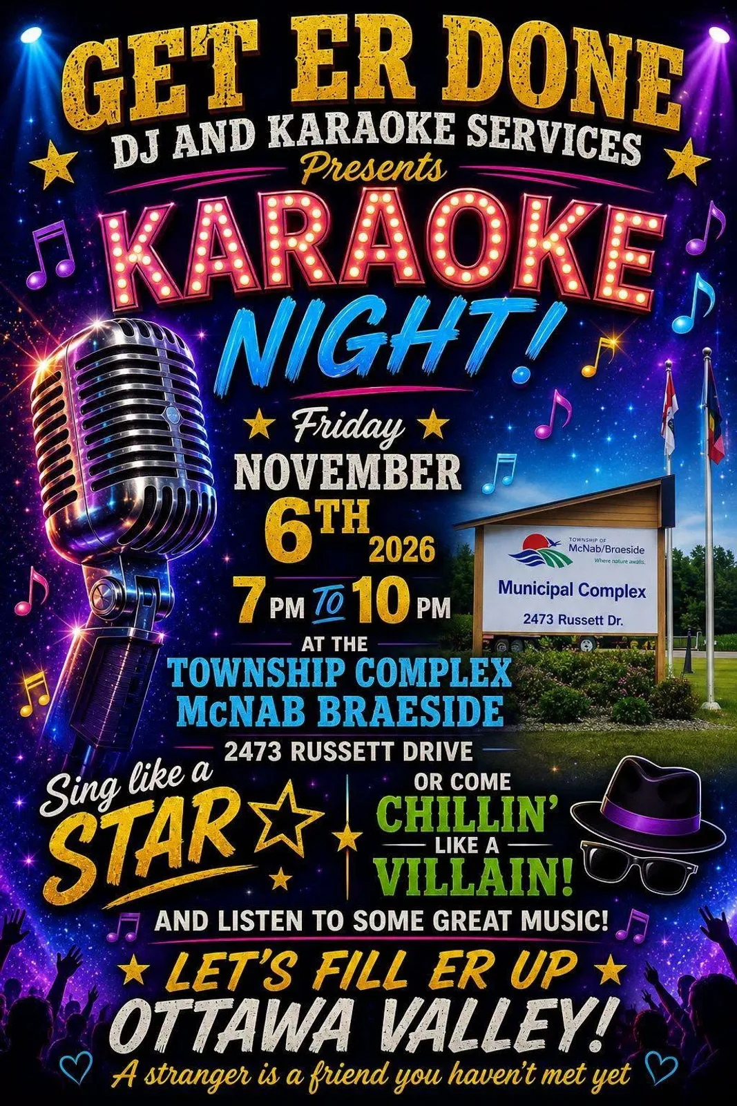 Karaoke night mit Get Er Done DJ & Karaoke Services