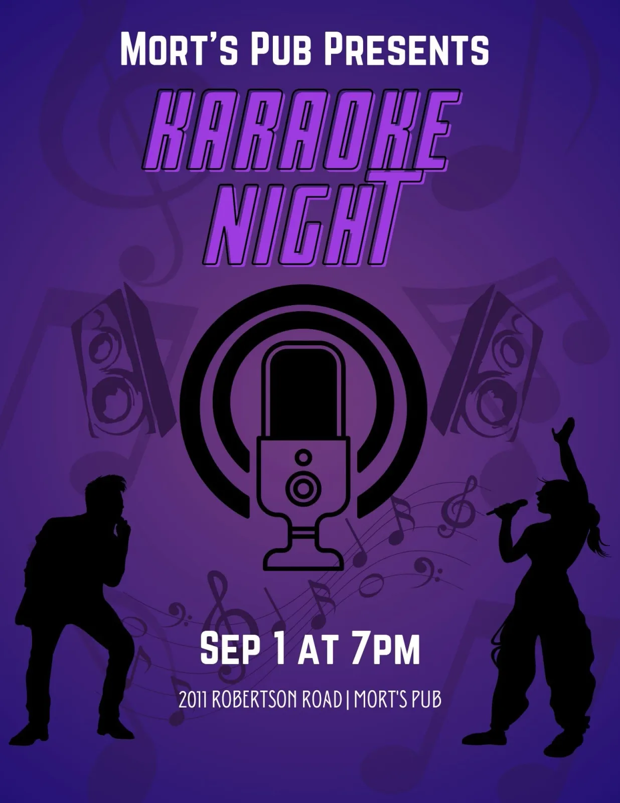 Cartel de Karaoke cada dos martes con Christoff Karaoke — en Mort's Pub en Ottawa, Canadá, Cada dos martes a las 19:00