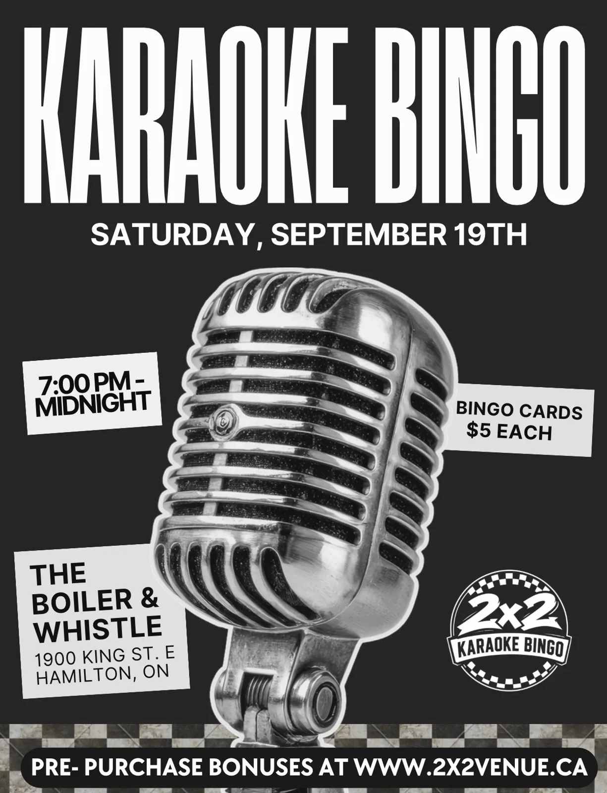 Karaoke Bingo With 2x2