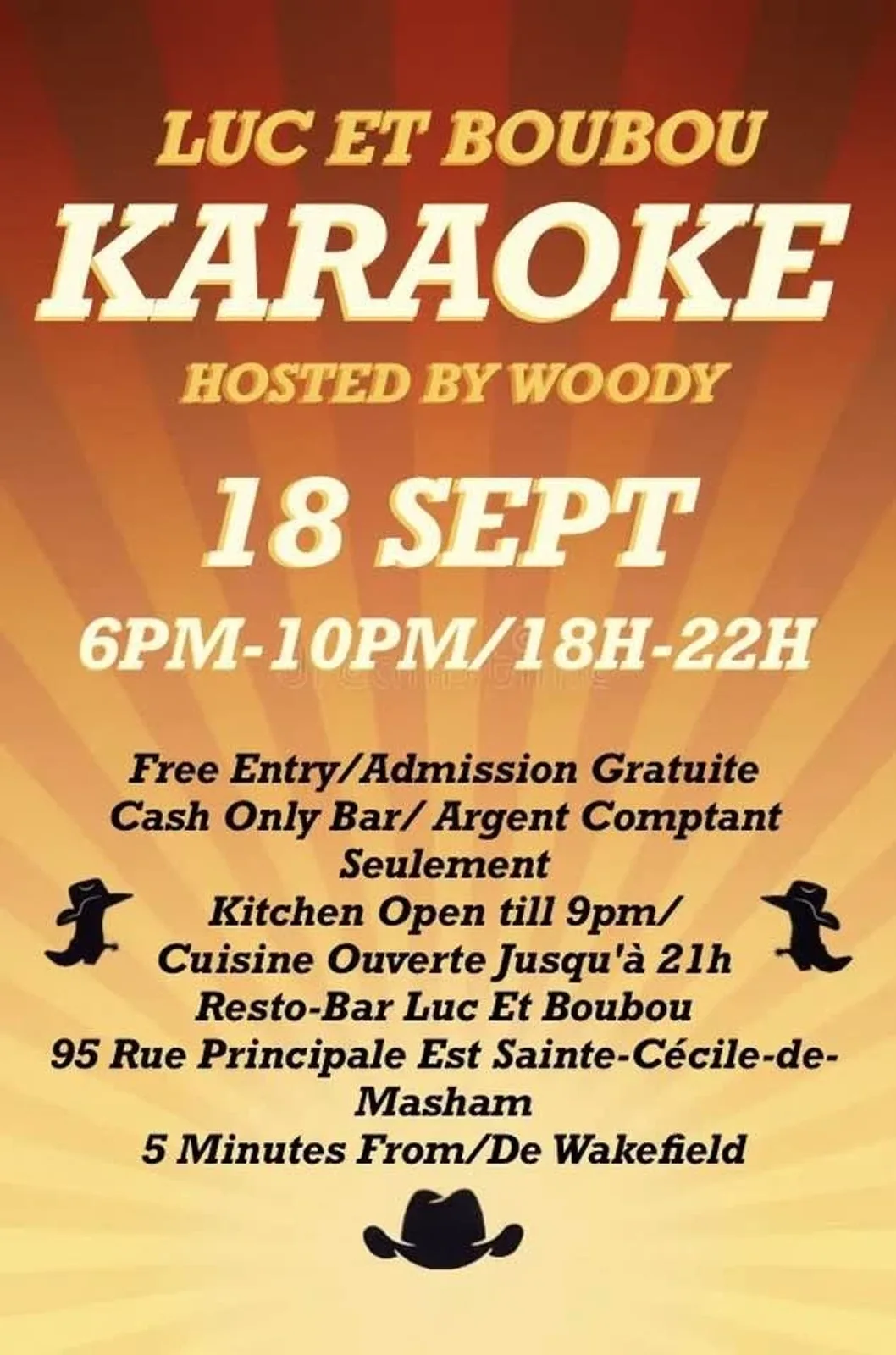 Karaoke night mit Karaoke by Woody
