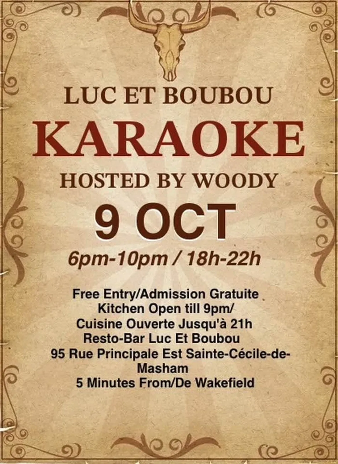 Karaoke night mit Karaoke by Woody