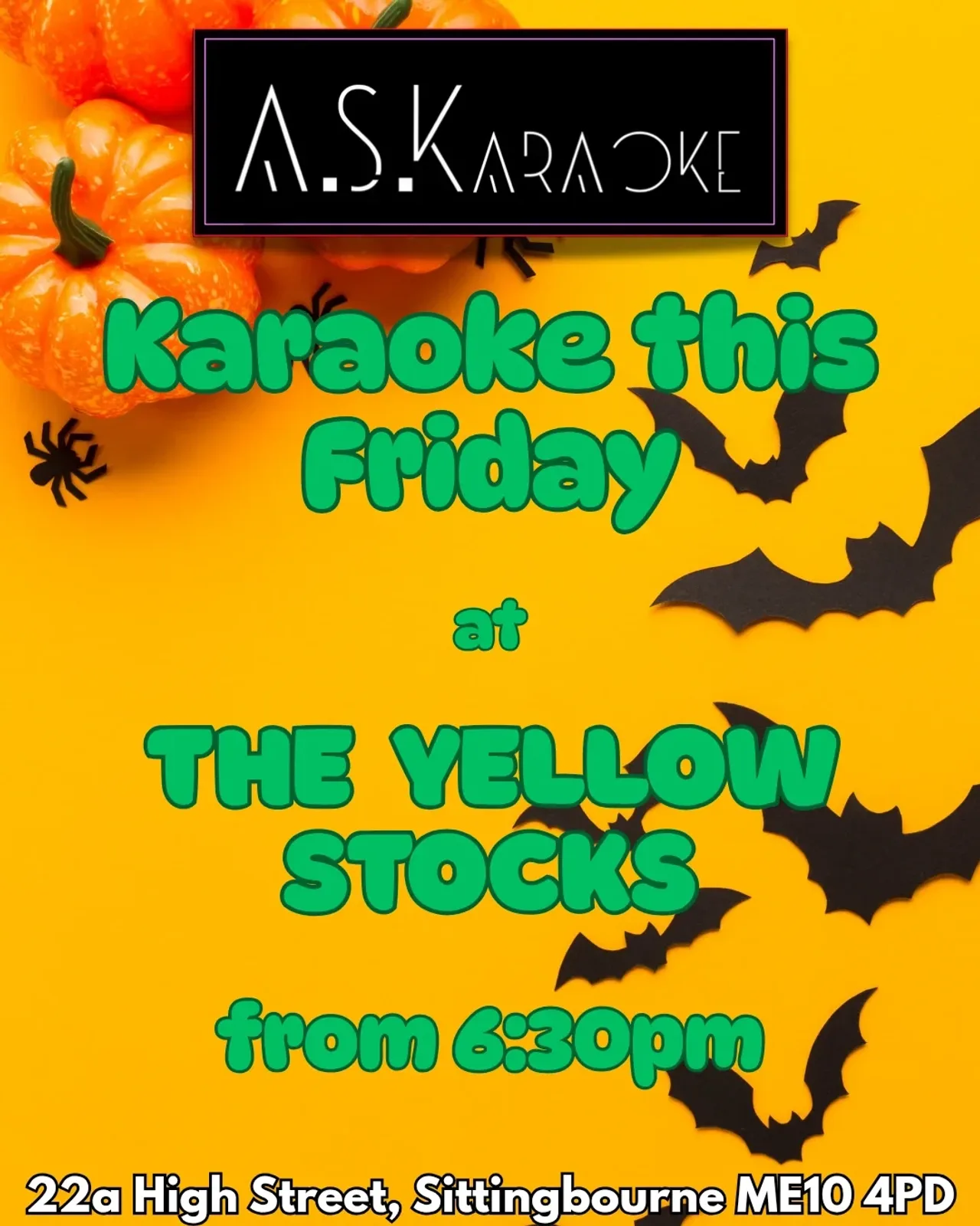 Spookyoke @ The Yellow Stocks mit A.S.Karaoke